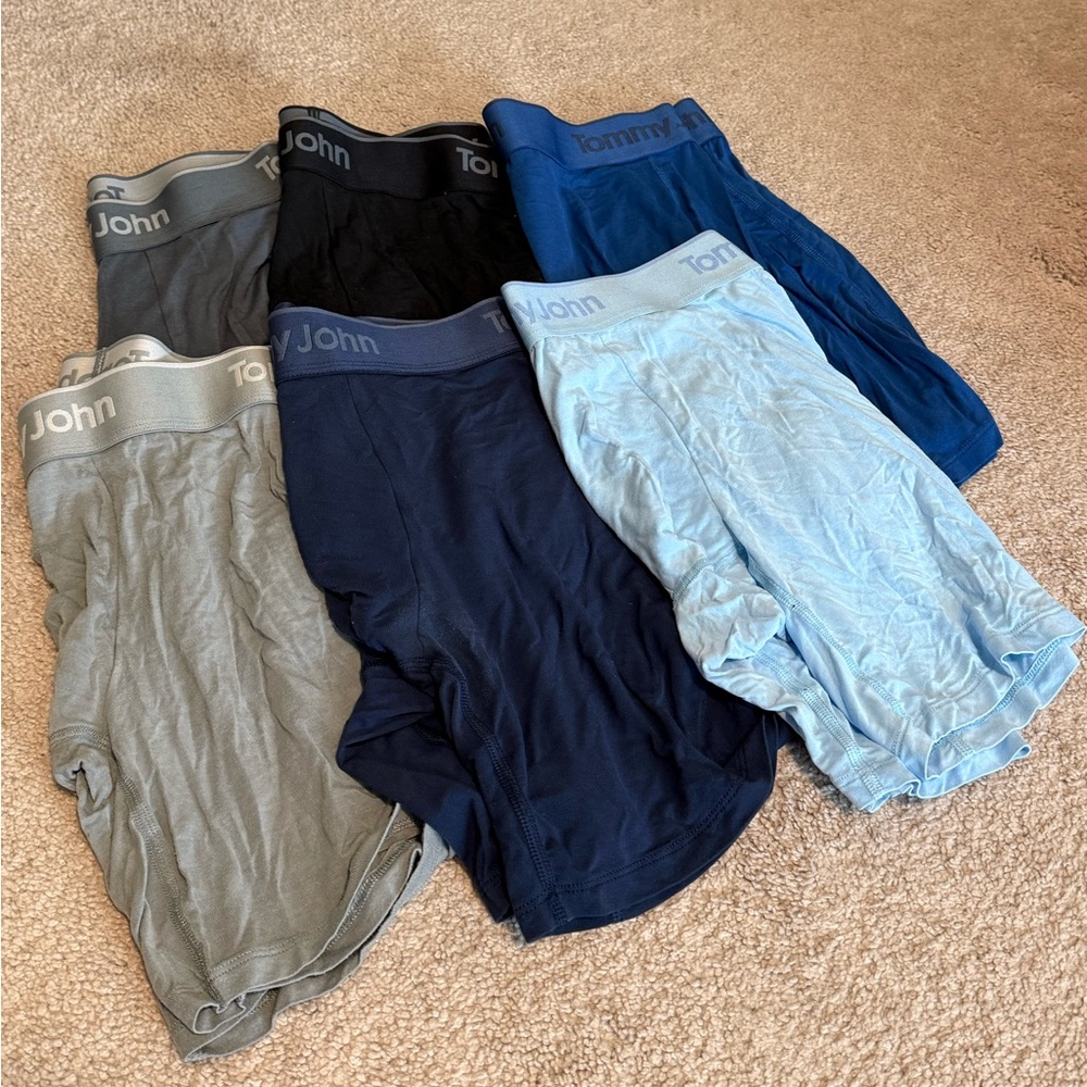 Bundle 6 Tommy John boxer briefs M